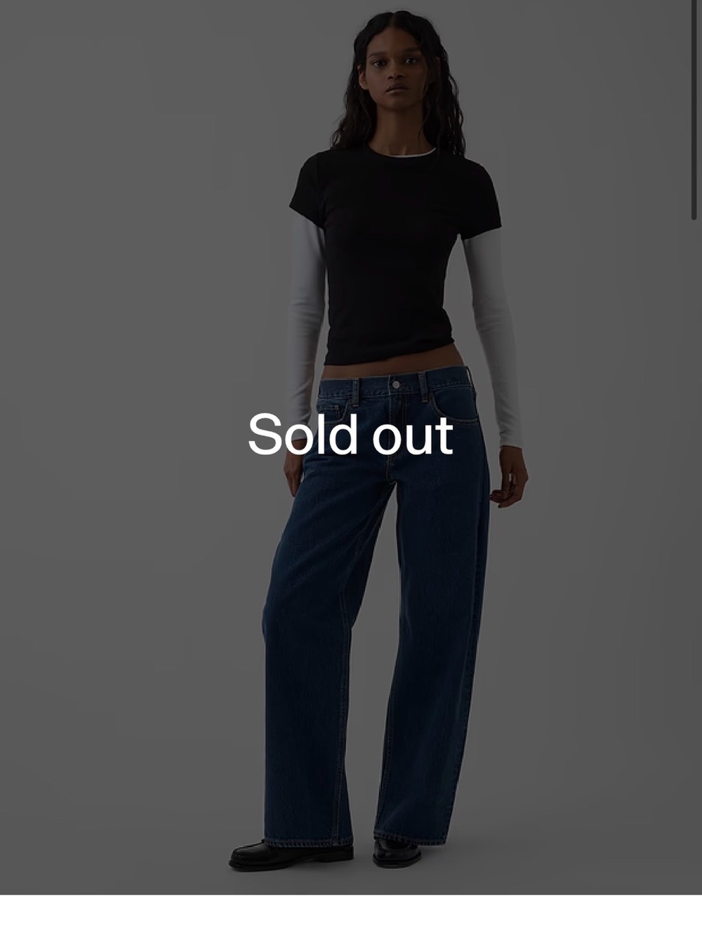 NWT The Hailey Low Rise Loose Jean 27 Medium Indigo
